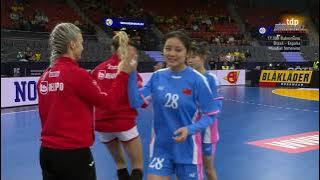 Mundial Femenino de Dinamarca/Noruega/Suecia 2023 - 1º Fase 2º Partido Grupo A. Croacia vs. China